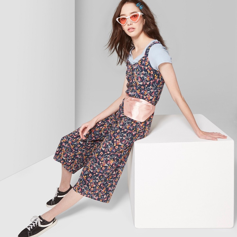 Floral pleated jumpsuit 🌼